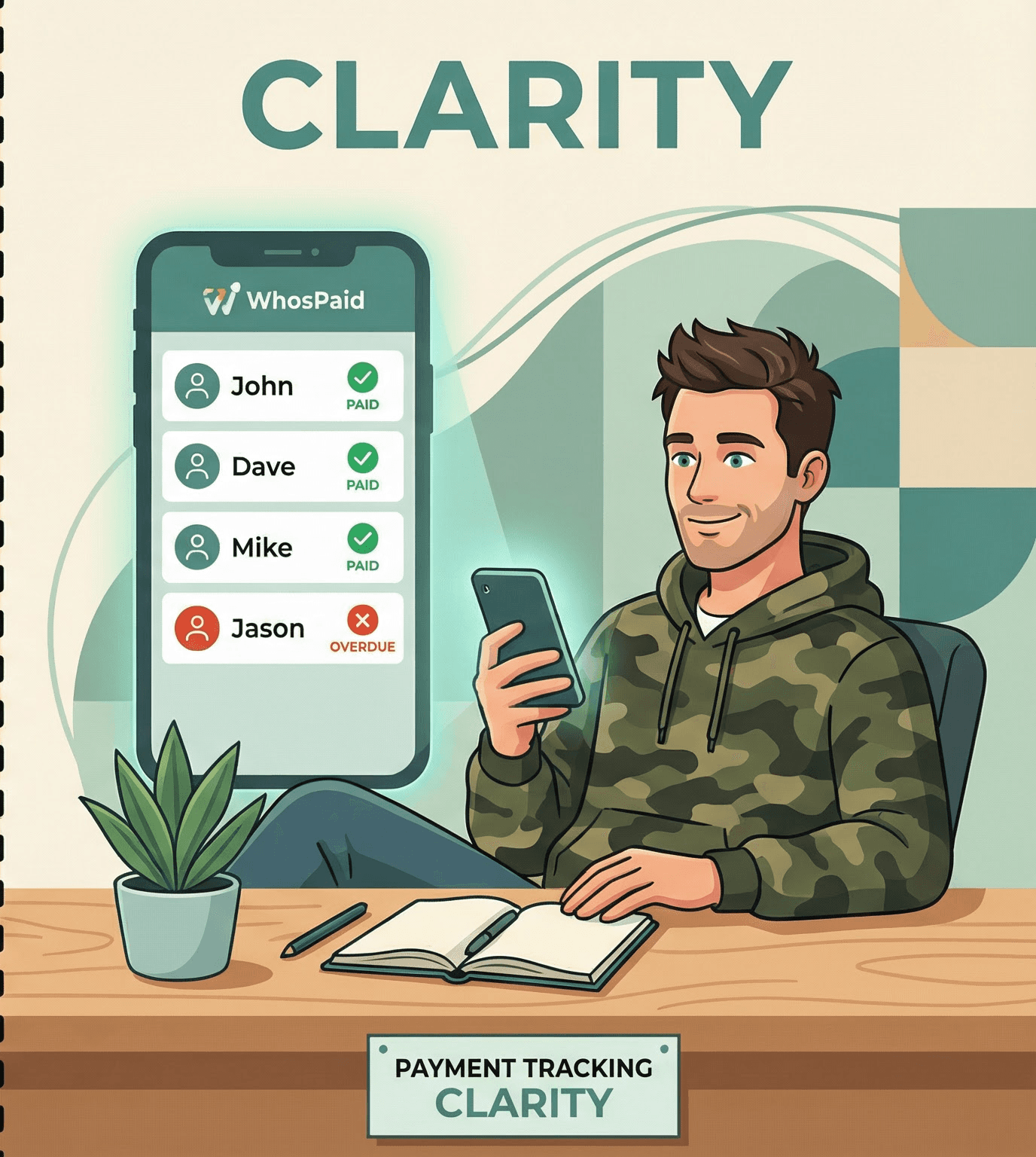 After: Clarity of WhosPaid dashboard